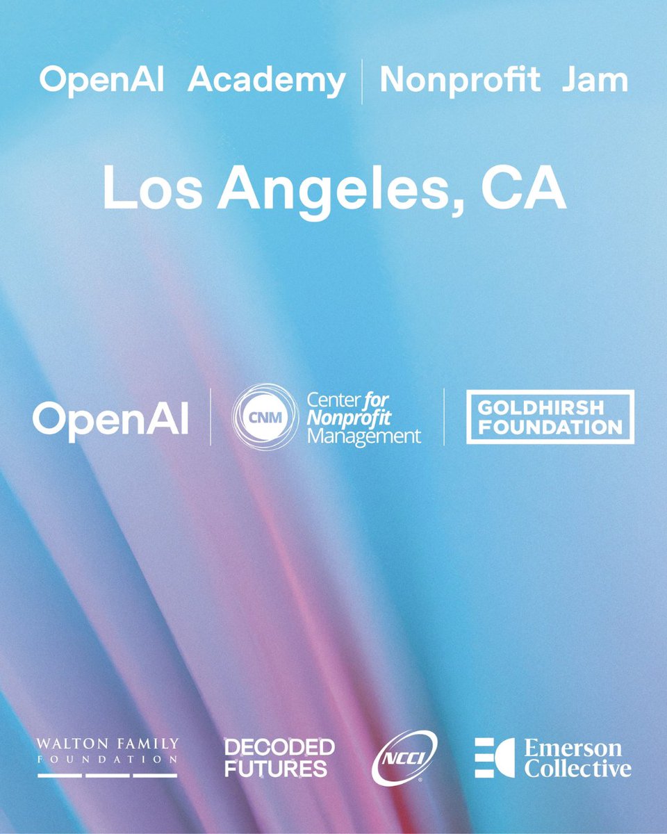Building_Skills's tweet image. Building Skills Partnership was proud to join OpenAI’s AI for Nonprofits Jam Day at @cnmsocal Center for Nonprofit Management — a dynamic, hands-on event focused on ethically and effectively integrating AI into nonprofit work.💻
From exploring real-world tools to testing…