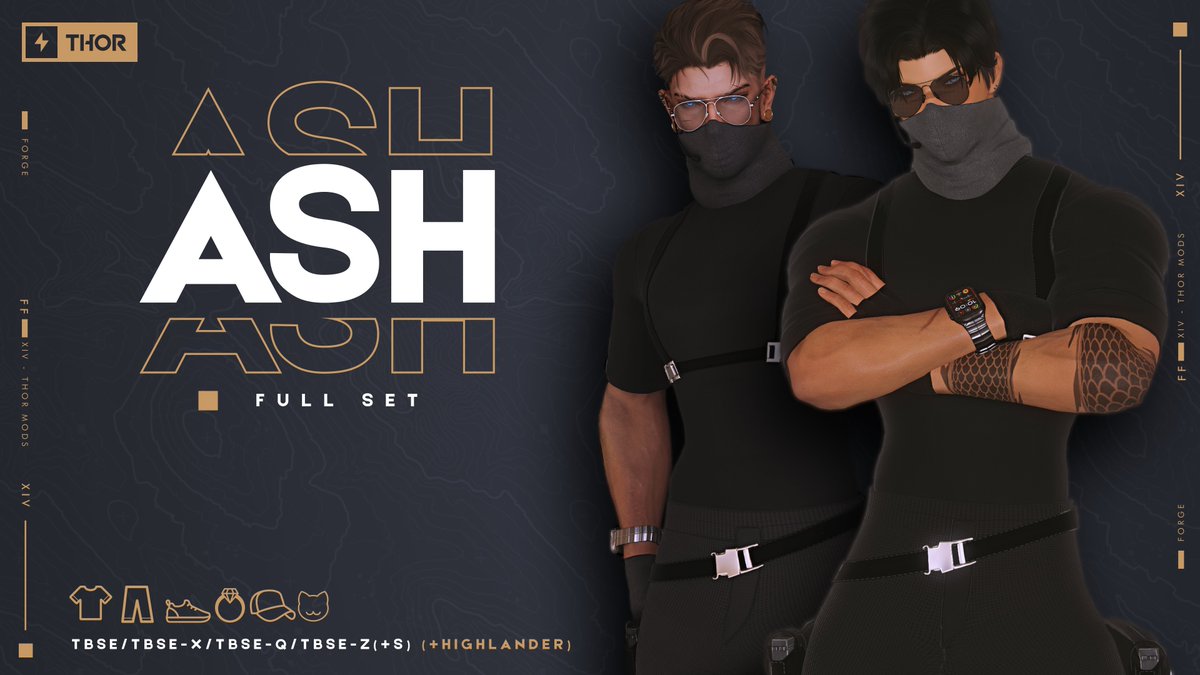 thors_ffxiv's tweet image. Lil quick post just to say the "Ash" set just got an update as some clipping issue for some races was reported and fixed!
Always thankful for the feedback, grab the updated version! -> ko-fi.com/s/bc29ed5605
Also, I have the last 2 spots open for commissions still. All infos in…