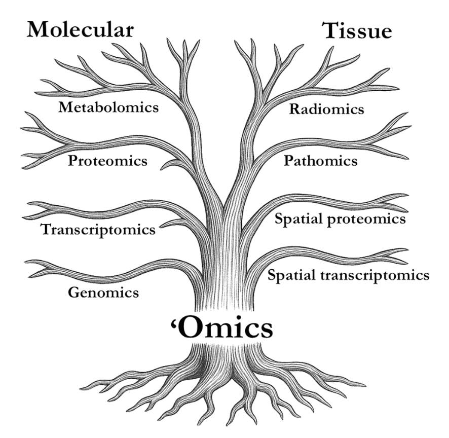 What are "omics"?
A good schematic
cell.com/neuron/fulltex…
could add epigenomics, immunomics, microbiomics, glycomics, exposomics, etc