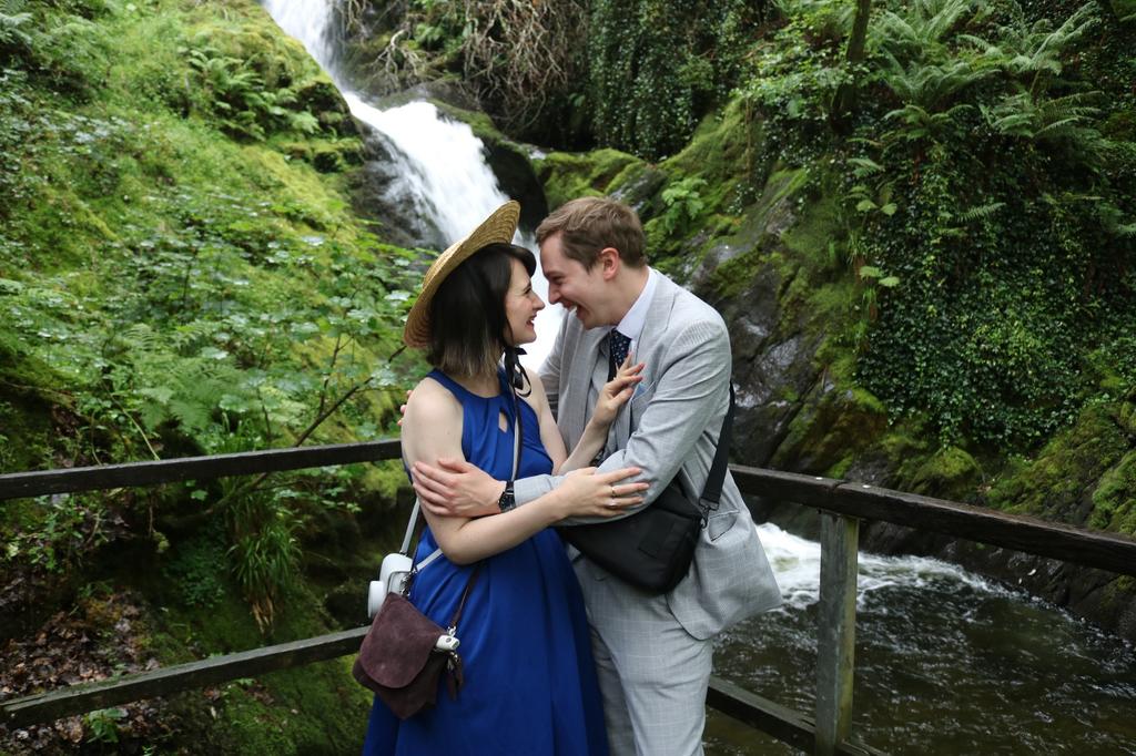 NickAlfordUK's tweet image. Well this was rather wonderful!
Stopped at the marvellous Dolgoch Falls @TalyllynRailway and asked the love of my life to marry me. She said yes! I'm so so lucky to have @amberelizabet in my life - more than I can possibly say - and thank you to everyone for making it so special