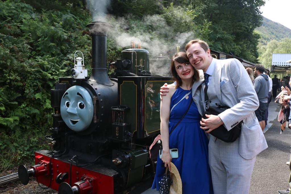 NickAlfordUK's tweet image. Well this was rather wonderful!
Stopped at the marvellous Dolgoch Falls @TalyllynRailway and asked the love of my life to marry me. She said yes! I'm so so lucky to have @amberelizabet in my life - more than I can possibly say - and thank you to everyone for making it so special