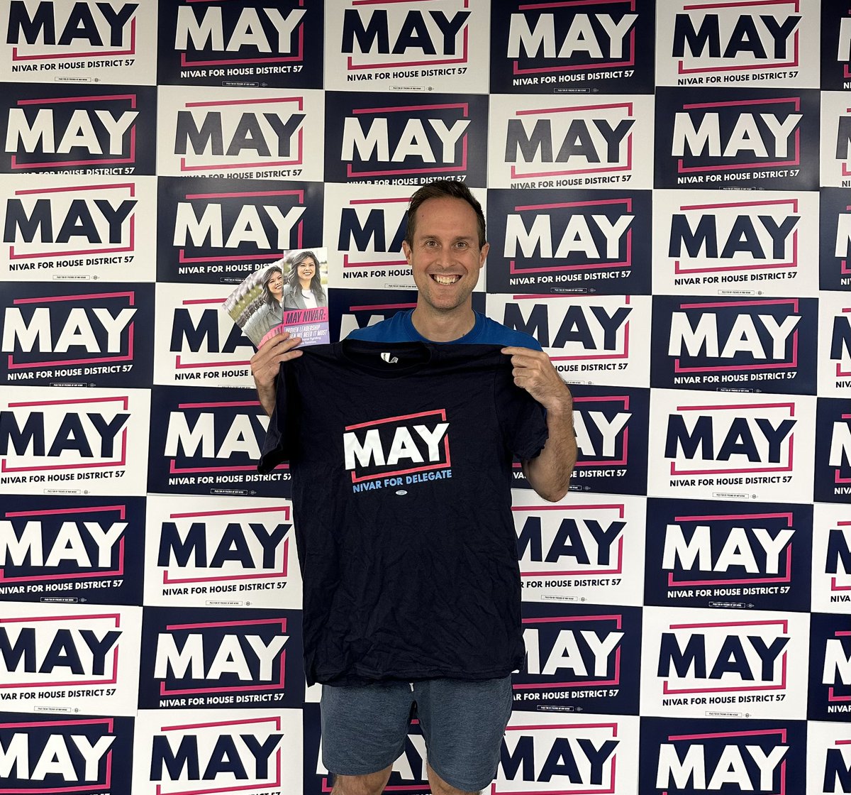 ScVanValkenburg's tweet image. Stopped by the @MayforVA office to knock some doors and get some campaign swag! Let’s win this seat and ensure that we have a General Assembly that focuses on kitchen table issues and protecting a woman’s right to choose.