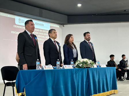 Preparatoria67's tweet photo. EPO67_Con la formalidad y puntualidad que caracterizan a nuestra institución, se llevó a cabo la Ceremonia de Terminación de Estudios de la Generación 2022 - 2025. Emotivamente despedimos a nuestros alumnos deseando que tengan éxito en sus futuras experiencias. https://t.co/BrNIuguc3L