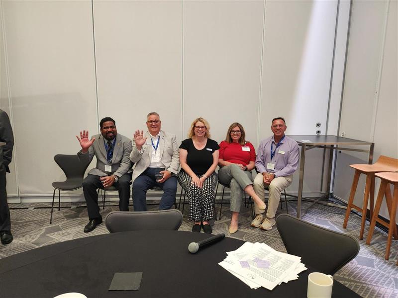 Members of the 2025-2026 Board host on an open forum with the Committees on Accreditation Leadership. Great conversations! #CAAHEPAccreditationWorkshop