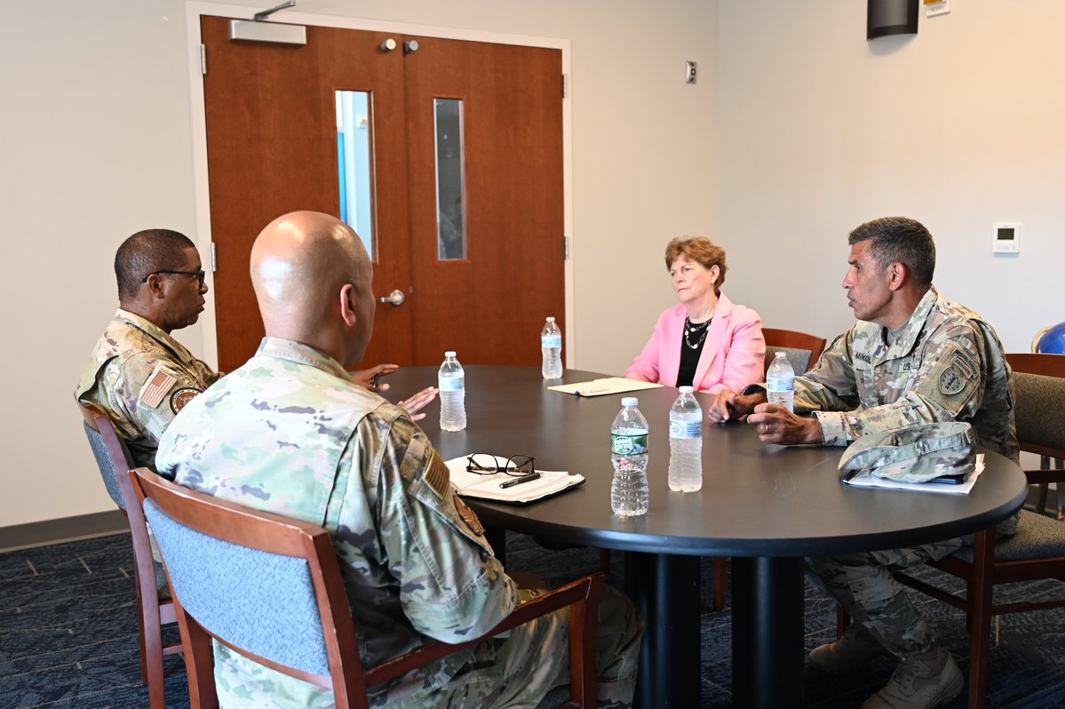 SenatorShaheen's tweet image. I was glad to welcome General Reed to Pease Air National Guard Base to see first-hand the essential role that New Hampshire’s 157th Air Refueling Wing plays in maintaining our national security. I look forward to working with General Reed to support the service members at Pease.