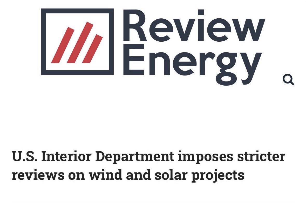 SecretaryBurgum's tweet image. No more free rides for wind and solar. @Interior is ending their subsidy-fueled advantage. American energy should compete on reliability and strength. Under @POTUS’ Energy Dominance agenda it finally is!