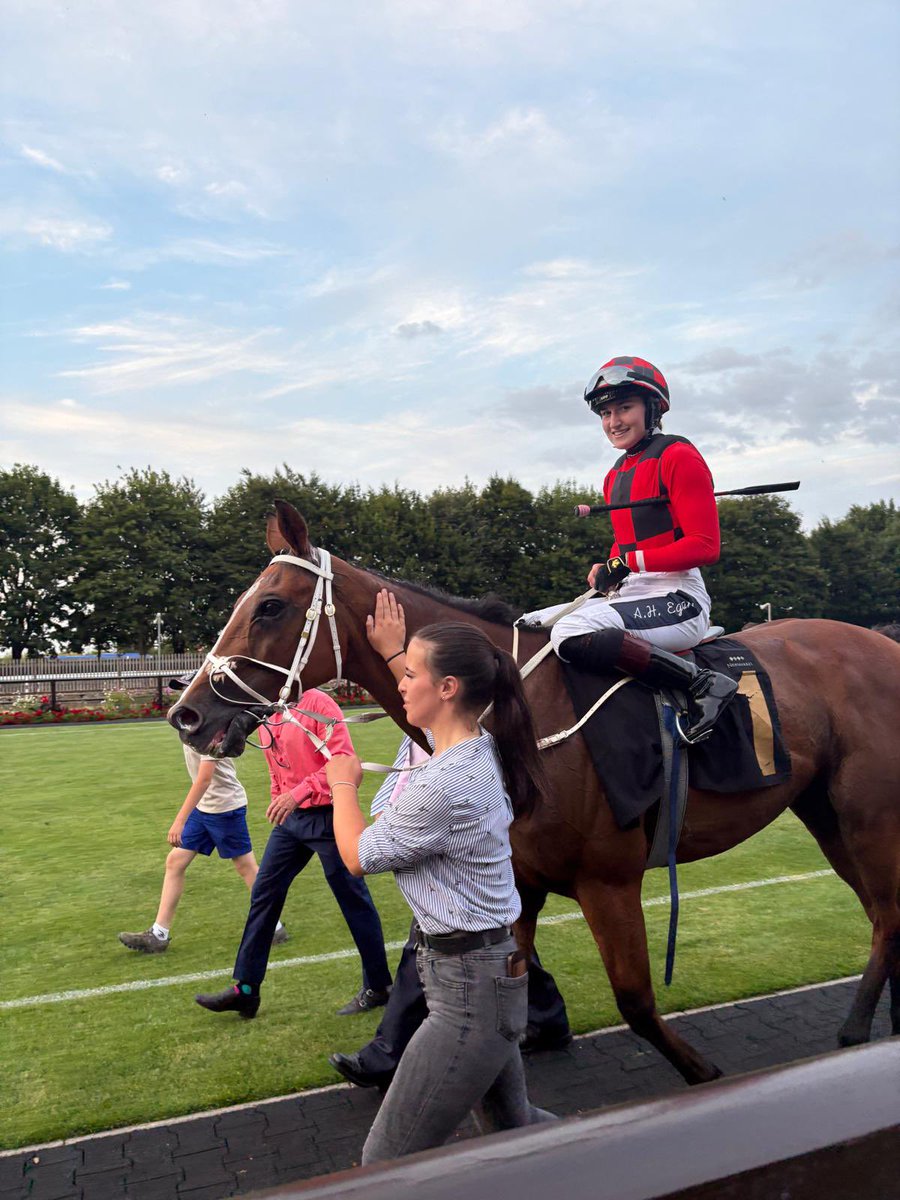 Sandra Hughes (@sandra61685287) on Twitter photo The smile says it all . So proud of Alexandra winning on her first ride in UK on First Officer for <a href="/JaneChappleHyam/">JaneChappleHyam</a> The smile says it all . So proud of Alexandra winning on her first ride in UK on First Officer for <a href="/JaneChappleHyam/">JaneChappleHyam</a>