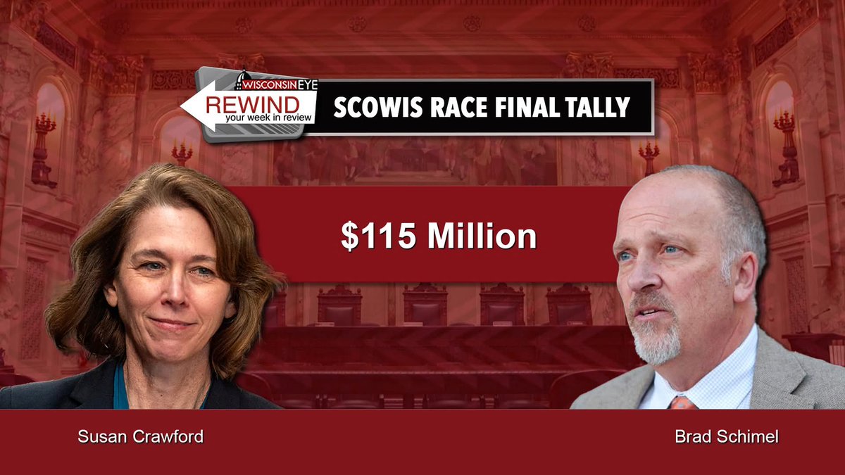 wispolitics's tweet image. On @WisconsinEye #Rewind, @jrrosswrites + @twiceanya on #campaign 💰 finance reports, spending in #SupremeCourt election, new challenge to congressional district lines, @WI_Elections’s report on Madison clerk’s handling of uncounted 🗳 #absenteeballots.
wispolitics.com/2025/rewind-yo…