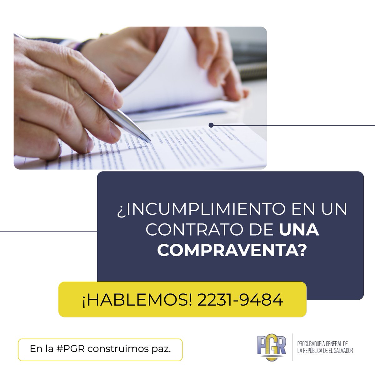 PGR_SV's tweet image. ¿Tienes un conflicto PATRIMONIAL y no sabes cómo resolverlo? ¡HABLEMOS!, visítanos en la Unidad de #MEDIACIÓN de la #PROCU más cercana a tu domicilio o llámanos a nuestro Centro de Atención Virtual CAVAL al: 2231-9484