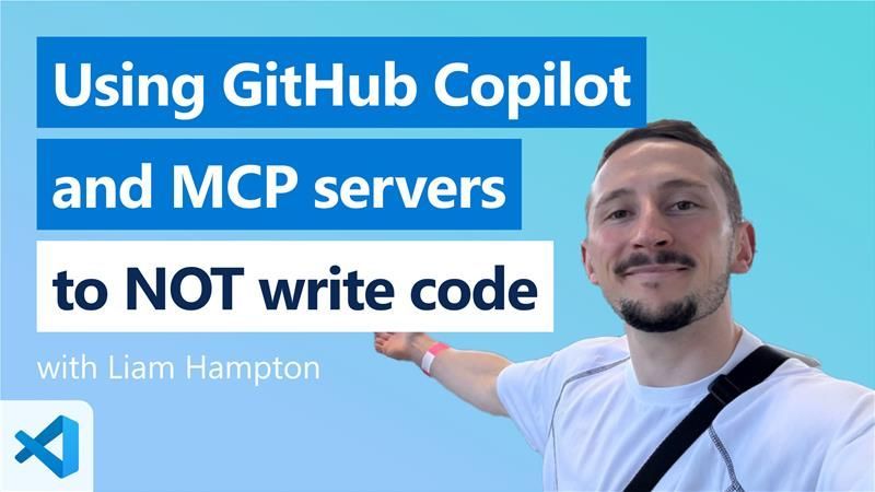 code's tweet image. Checkout how @liamchampton is using @code and GitHub Copilot Agent mode with MCP servers to automate the creation of his daily task list! 📝youtu.be/VdYR_Qf-j38