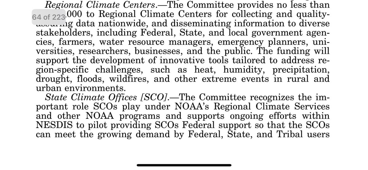 jjrennie's tweet image. Good news if you’re a Regional Climate Center (RCC) or a state climate office (SCO)
Remember though that this can still be negotiated