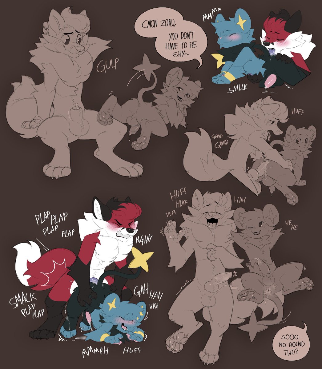 not even shy fox boys like Zoru could ignore the prince's inviting rump...~