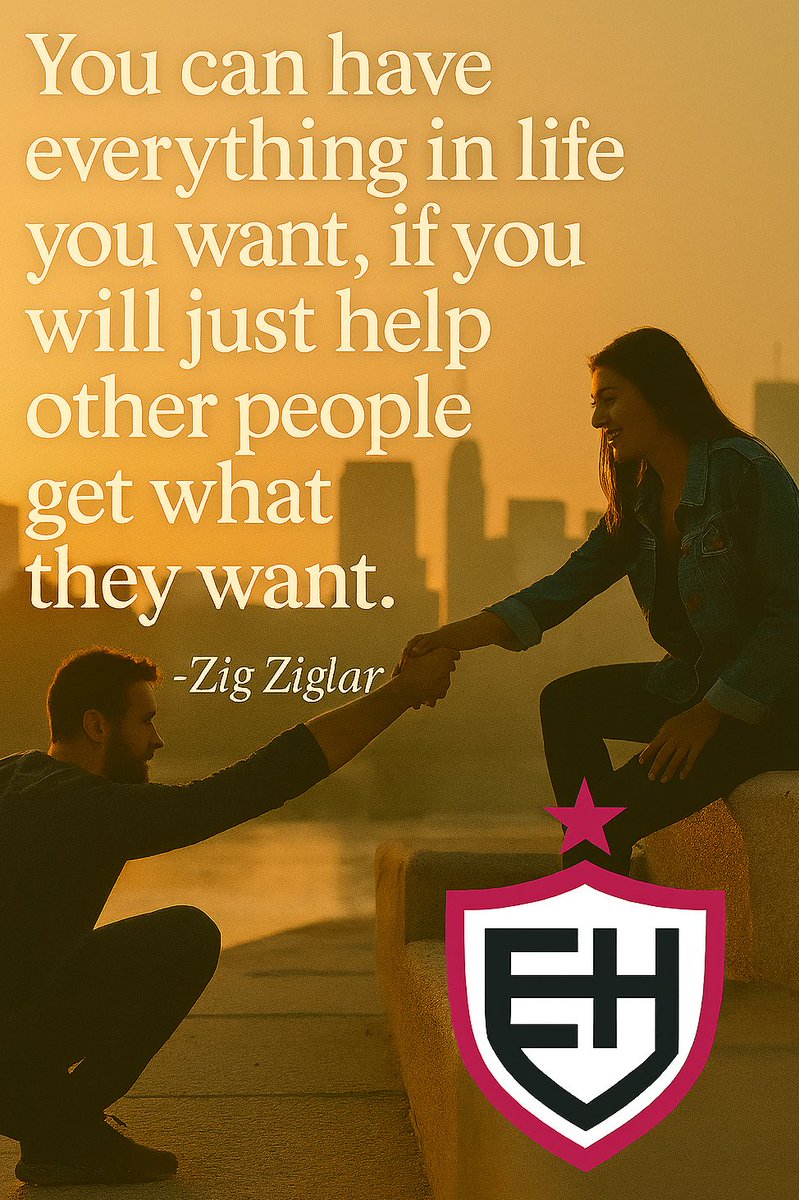 "You can have everything in life you want,
if you will just help other people get what they want."
— Zig Ziglar

I’m learning that success isn’t about climbing—it’s about lifting.

#Leadership #WhyILead #ZigZiglar #StrategicShepherd #ServantLeadership