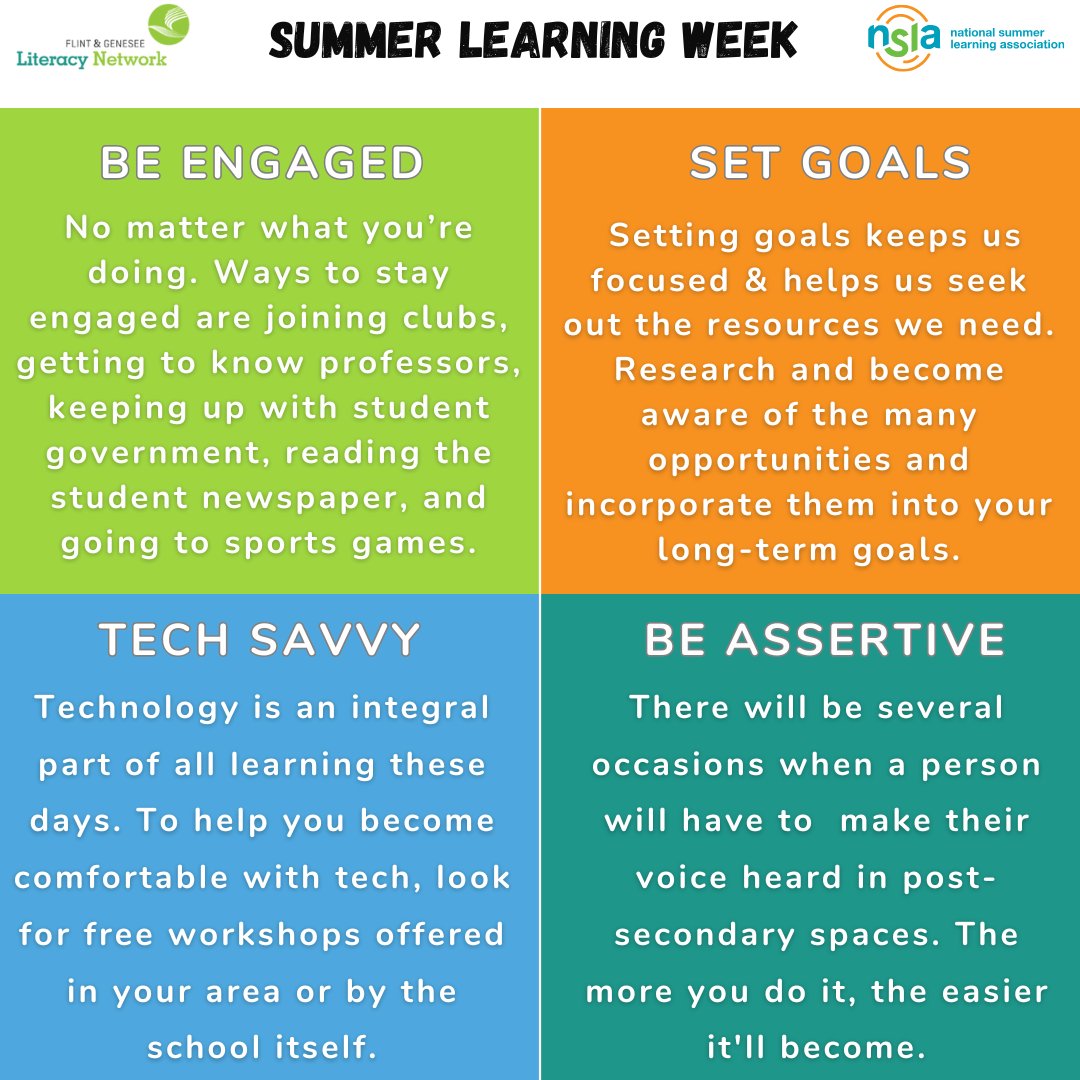 Check out everything summer learning on our website during Summer Learning Days! flintliteracynetwork.org/summer-learnin…

#SummerMatters #FGLNSummer #SummerLearningDays