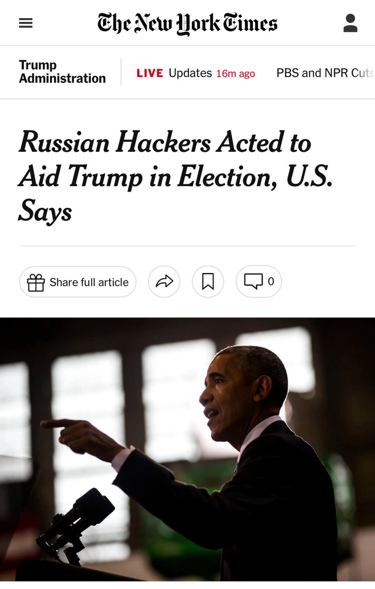 alexahenning's tweet image. How long will it take for these stories to be updated?
Will the @nytimes @NBCNews @washingtonpost cover the documents @ODNIgov released today?
Look out for @Adamentous @nakashimae (lol) @SangerNYT (lol) @CynthiaMcFadden @DilanianMSNBC (also lol) @ScottShaneNYT reporting!