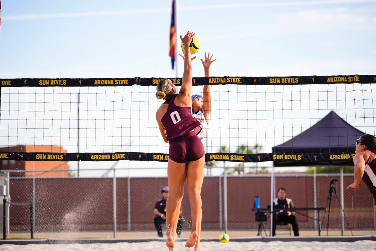 SunDevilBeachVB's tweet image. Freshman season for Zoë Taylor: ✅

#SandDevils /// #ForksUp