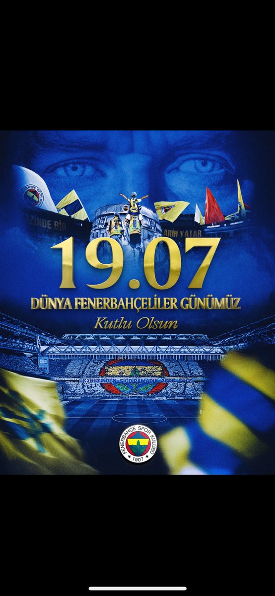 Çubuklu forma, Ömürlük sevda
#Dünyafenerbahçelilergünü