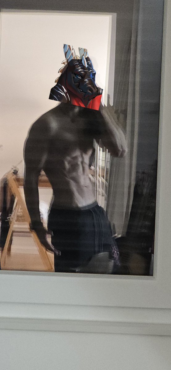 Belive me when I say that the reflection looked way better than in the Pic 😢

#gymfur #FitnessFur #FlexFriday