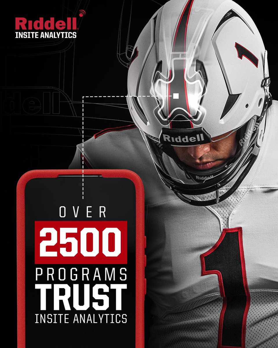 Scott Smith - Riddell VA (@scott_riddellva) on Twitter photo Play smarter with <a href="/RiddellSports/">Riddell Sports</a> InSite
Analytics β a one-of-a-kind in-helmet system that provides coaches
with real-time impact data to help protect athletes and promote
safer play. Play smarter with <a href="/RiddellSports/">Riddell Sports</a> InSite
Analytics β a one-of-a-kind in-helmet system that provides coaches
with real-time impact data to help protect athletes and promote
safer play.
