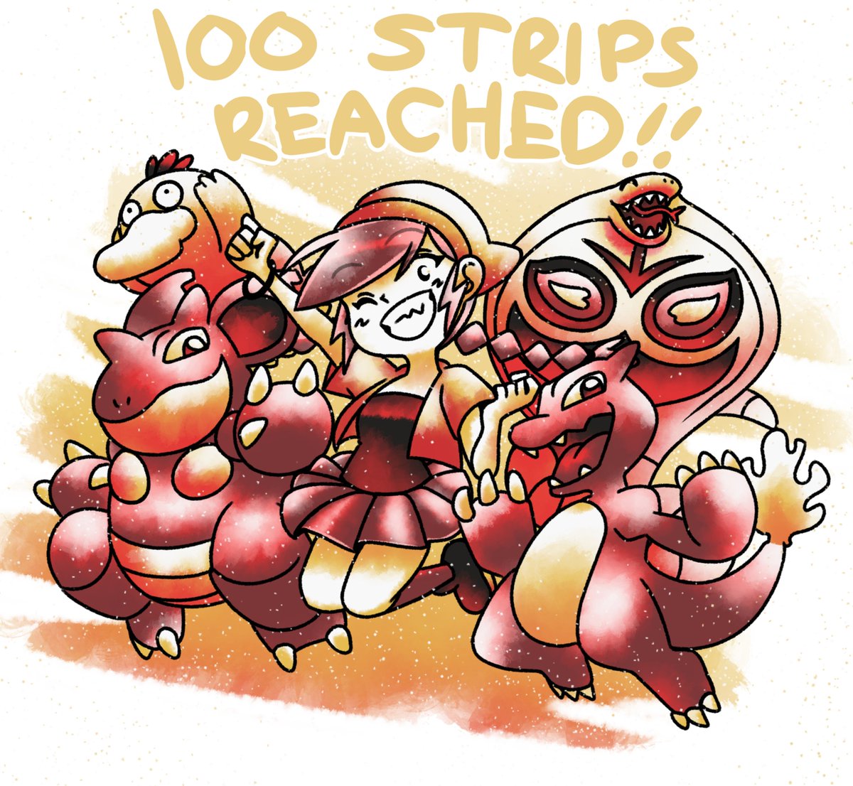 Also, today's posting is the 100th strip done : D Thanks everyone who's been reading and following this silly lil series. Onward to 200~