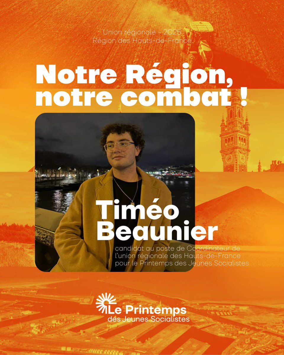 Beaunier Timeo (@timeo_bne) on Twitter photo C’est avec grand plaisir que j’ai choisi de présenter ma candidature au poste de coordinateur de l’Union régionale des Hauts-de-France.
Merci au <a href="/PrintempsJS_/">Printemps des Jeunes Socialistes</a> pour la confiance qu’il m’accorde, notre région, notre combat contre l’extrême droite !! C’est avec grand plaisir que j’ai choisi de présenter ma candidature au poste de coordinateur de l’Union régionale des Hauts-de-France.
Merci au <a href="/PrintempsJS_/">Printemps des Jeunes Socialistes</a> pour la confiance qu’il m’accorde, notre région, notre combat contre l’extrême droite !!