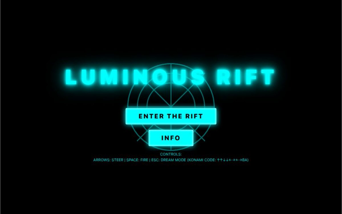 maohee's tweet image. Luminous Rift 🚀 Arcade-style space shooter built in vanilla HTML5 Canvas + JavaScript. Pilot the Conduit through a volatile dimensional rift, battle corrupted data, and defeat Core Anomalies to restore stability.
luminous-rift.vercel.app
#HTML5Canvas #IndieGame #OpenSource