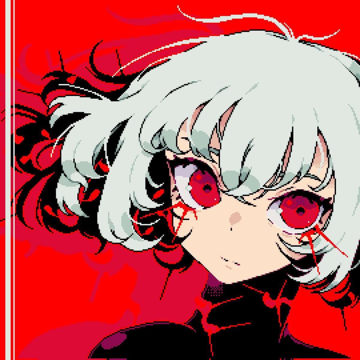 Day 323: ⚫⚪🔴
#pixelart