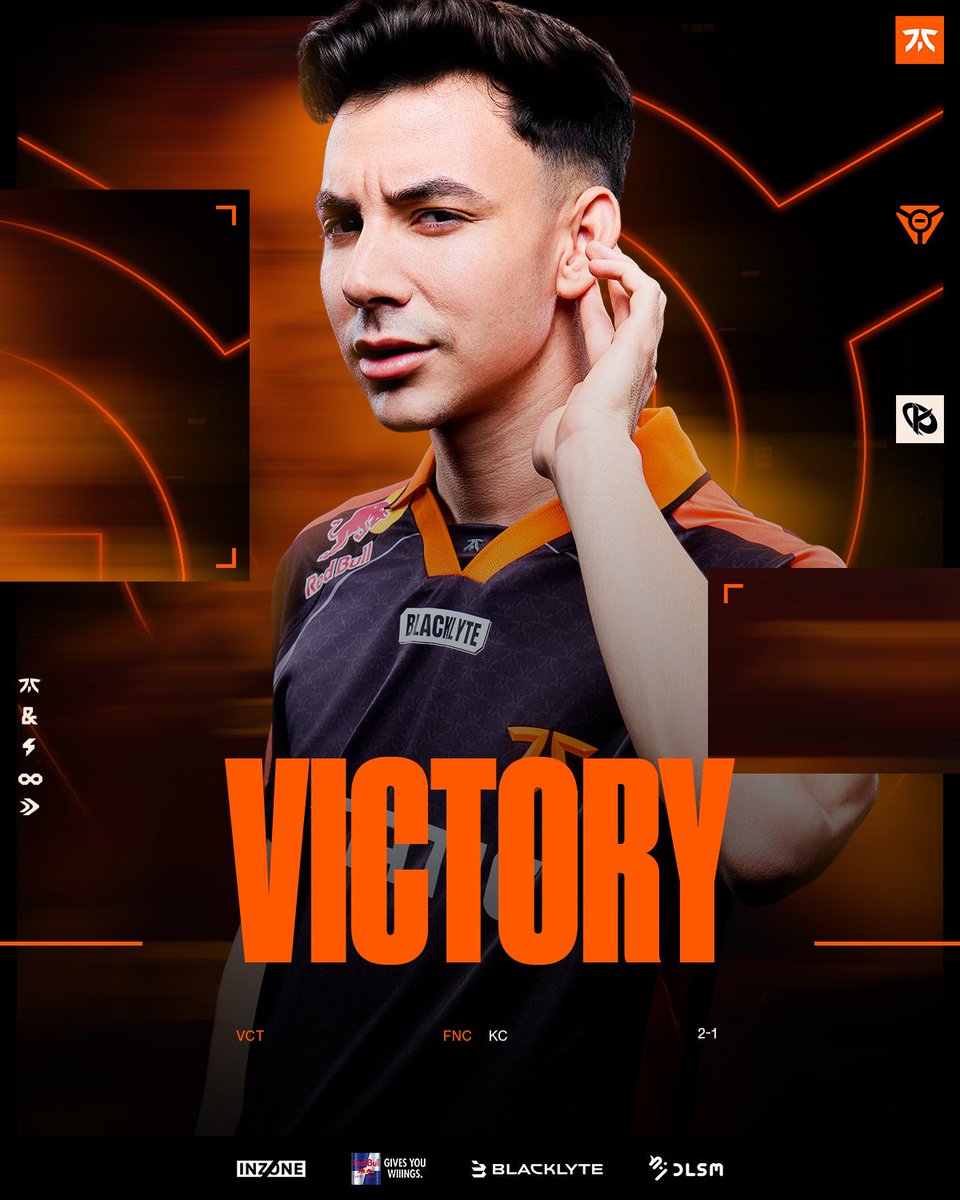 FnaticosESP's tweet image. Siempre confíamos :)
Empezamos el stage 2 con una BIG W contra Karmine Corp.
GG!
Siempre se puede confiar en los Valopibes, cine 🚬
#FNCWIN #ALWAYSFNATIC