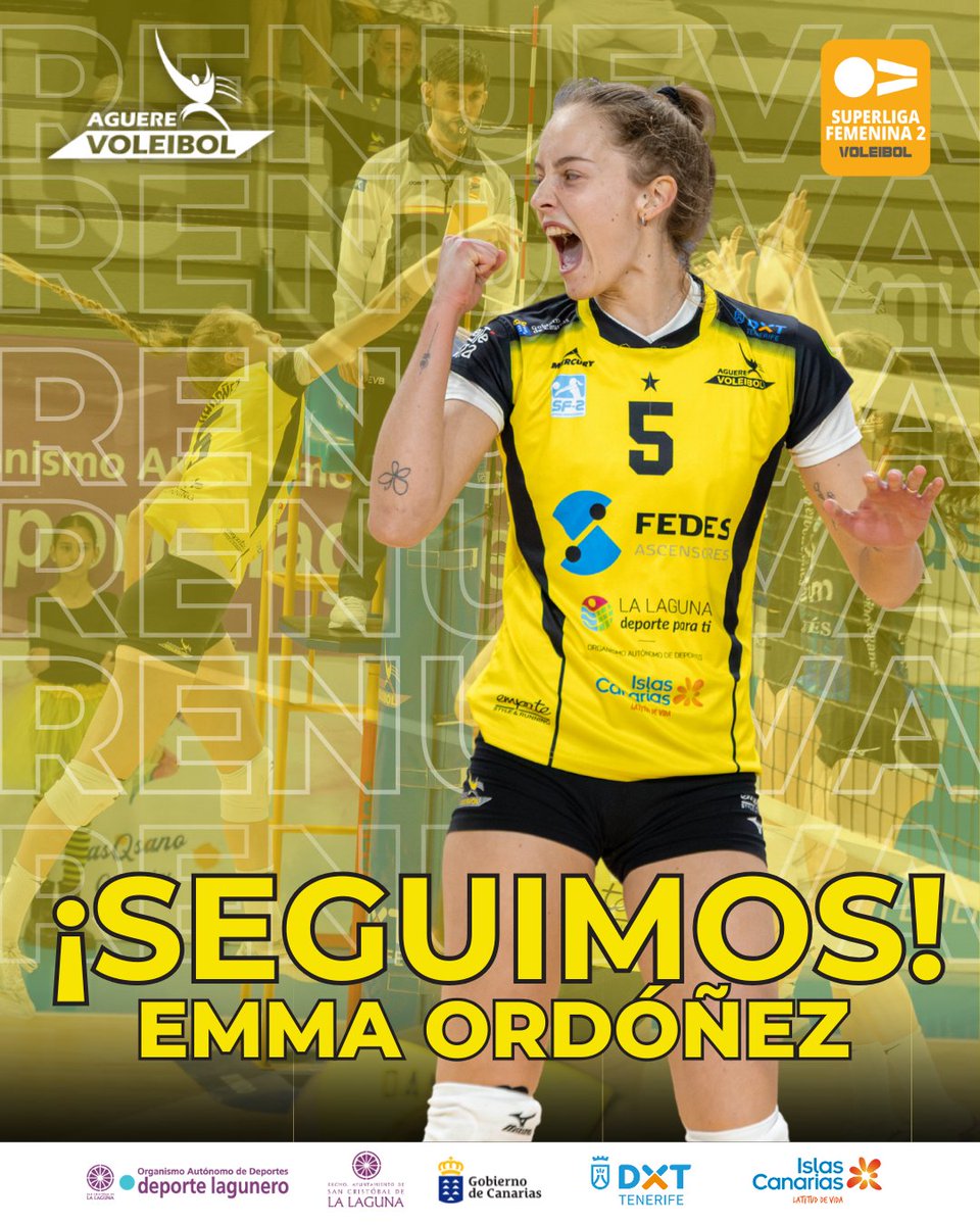 🔛💛🖤 Renovación | 𝐄𝐥 𝐅𝐞𝐝𝐞𝐬 𝐀𝐬𝐜𝐞𝐧𝐬𝐨𝐫𝐞𝐬 𝐋𝐚 𝐋𝐚𝐠𝐮𝐧𝐚 𝐬𝐞𝐠𝐮𝐢𝐫𝐚́ 𝐜𝐨𝐧𝐭𝐚𝐧𝐝𝐨 𝐜𝐨𝐧 𝐄𝐦𝐦𝐚 𝐎𝐫𝐝𝐨́𝐧̃𝐞𝐳

📲 Toda la información, aquí 👇
acortar.link/PXejsj

#CVAguere #FedesAscensores #SF2 #DeporteLagunero <a href="/Deportes_LL/">Deportes La Laguna</a>
