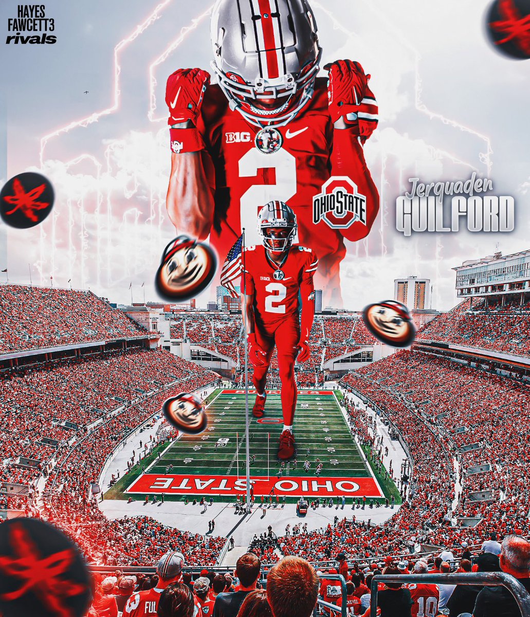 Hayesfawcett3's tweet image. BREAKING: Four-Star WR Jerquaden Guilford has Committed to Ohio State, he tells me for @rivals
The 6’2 195 WR from Fort Wayne, IN chose the Buckeyes over Ole Miss, Michigan, & Indiana
“Fast life, fast livin”
on3.com/rivals/jerquad…