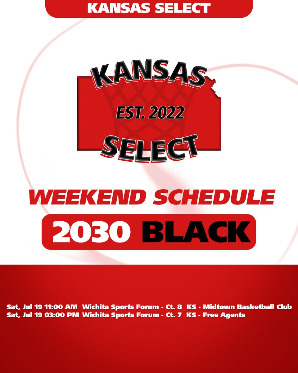 2030 Black Weekend Schedule

#KSSelect