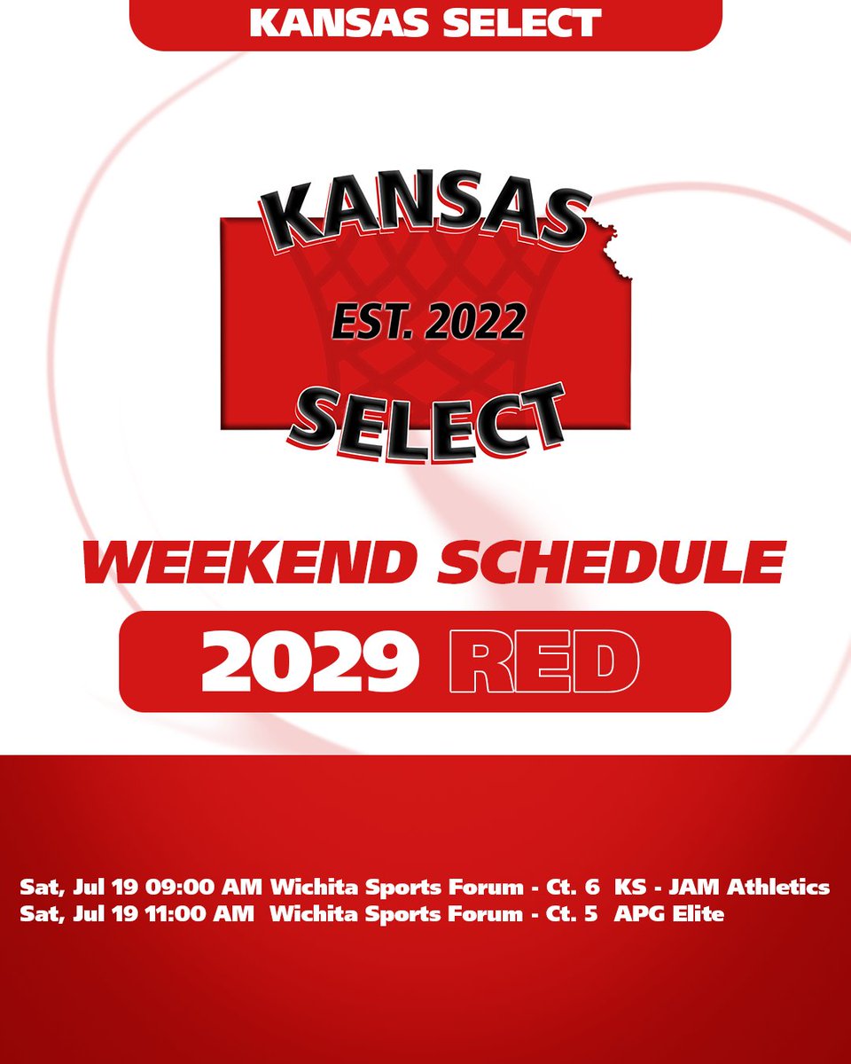 2029 Red Weekend Schedule

#KSSelect
