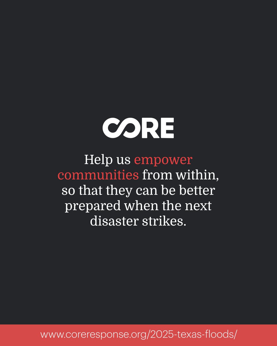 COREresponse's tweet image. Over the next two weeks, our staff and Emergency Response Team (ERT) volunteers will be carrying out mucking and gutting operations in flood-affected neighborhoods throughout Tom Green County.
Help us empower communities from within, so that they can be better prepared.