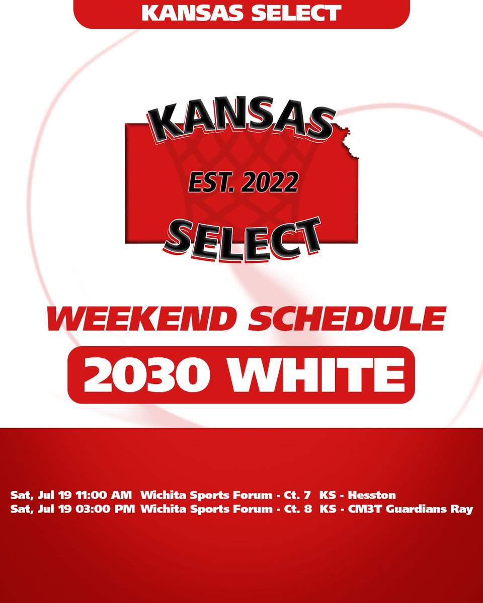 2030 White Weekend Schedule

#KSSelect