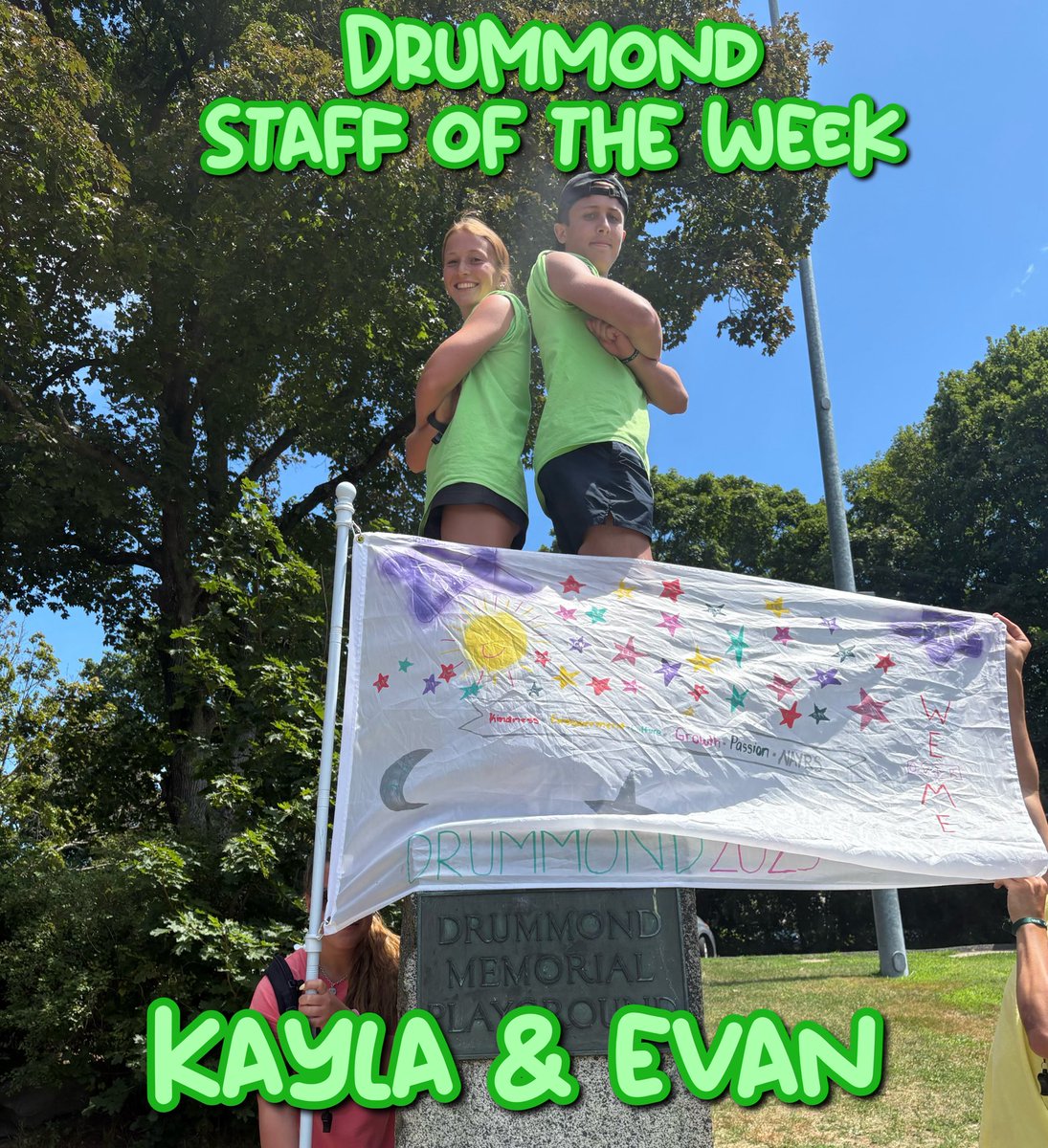 Congratulations to our Week 4 Staff of the Week at each site: Dunny &amp; Bella at Franklin, Liana at Girl Got Game, and Kayla &amp; Evan at Drummond! (Part 1 of 2)✨
