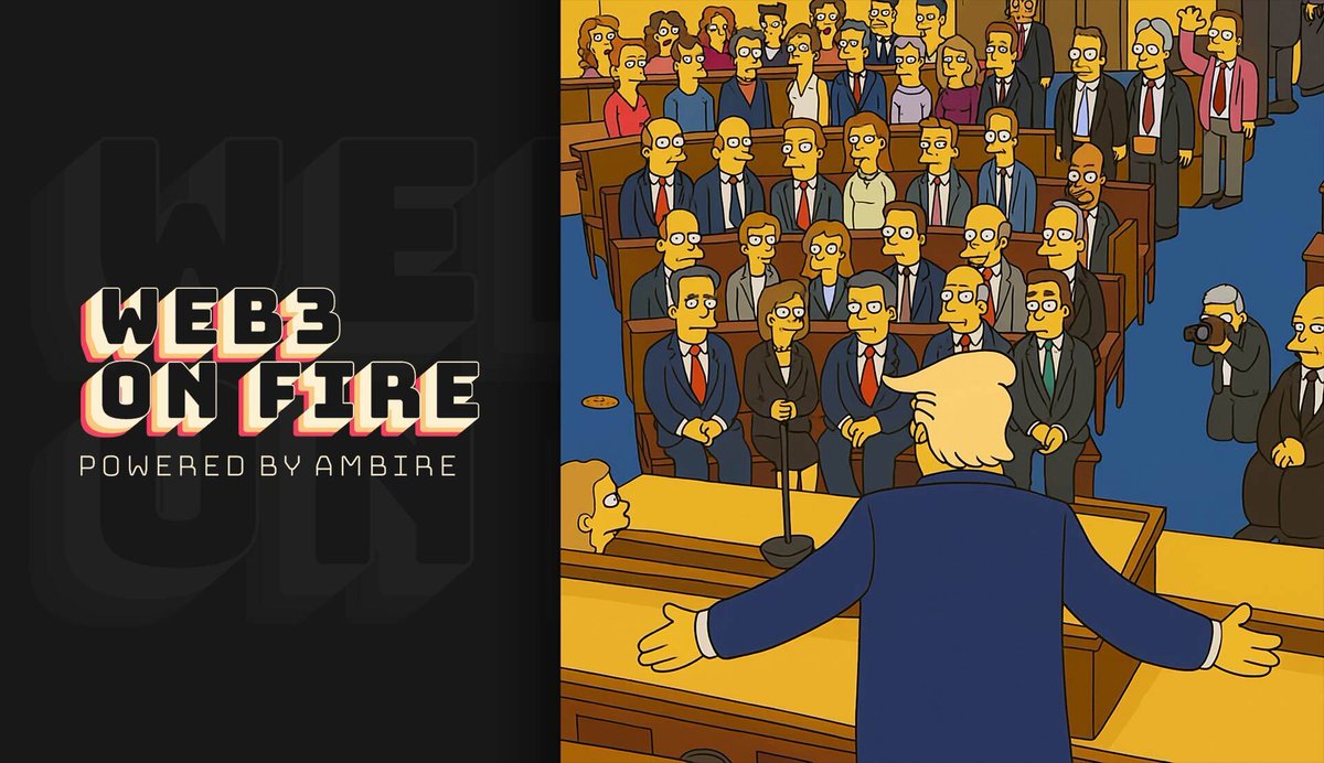 Web3 On Fire (@onfireweb3) on Twitter photo This week in Web3:
⚖️ What happened during Crypto Week
🤡 Memecoins are so back (again)
⛽️ Keep calm and pay gas with <a href="/AmbireWallet/">ambire.eth</a>
Get all the details and more in our latest newsletter 👇
web3onfire.com/p/crypto-week-… This week in Web3:
⚖️ What happened during Crypto Week
🤡 Memecoins are so back (again)
⛽️ Keep calm and pay gas with <a href="/AmbireWallet/">ambire.eth</a>
Get all the details and more in our latest newsletter 👇
web3onfire.com/p/crypto-week-…