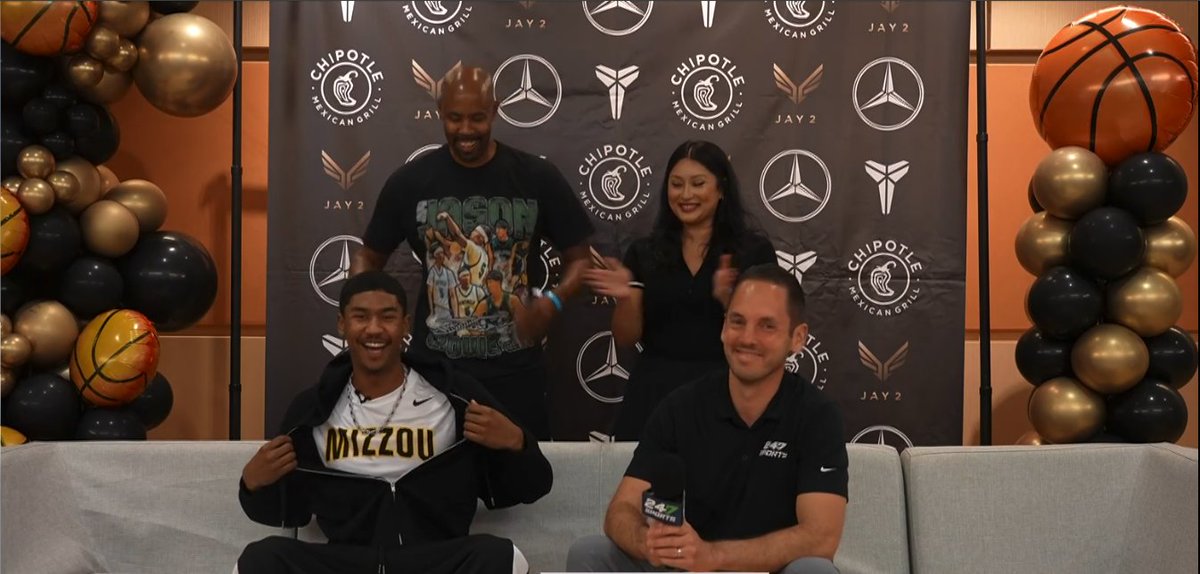 Boom: Jason Crowe Jr., the No. 5 player in the 2026 class, just committed to #Mizzou men's hoops on CBS Sports HQ.

The 5-star scoring guard from Inglewood, California is the second highest-ranked player ever to pick the Tigers. Big win for Dennis Gates.
stltoday.com/sports/college…