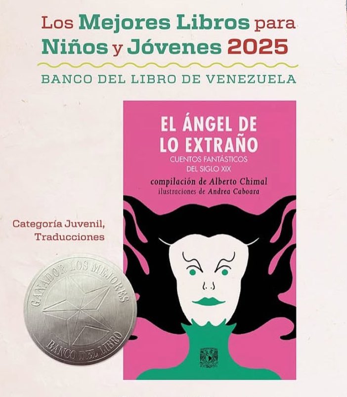 Participé en este libro con una traducción de un cuento de Machado de Assis 🇧🇷 ¡Resultó premiado! 
Felicidades a la editora Andrea Fuentes, al compilador Alberto Chimal, a la ilustradora Andrea Caboara, a mi colega Joaquín Diez Canedo, y a Socorro Venegas de Publicaciones UNAM