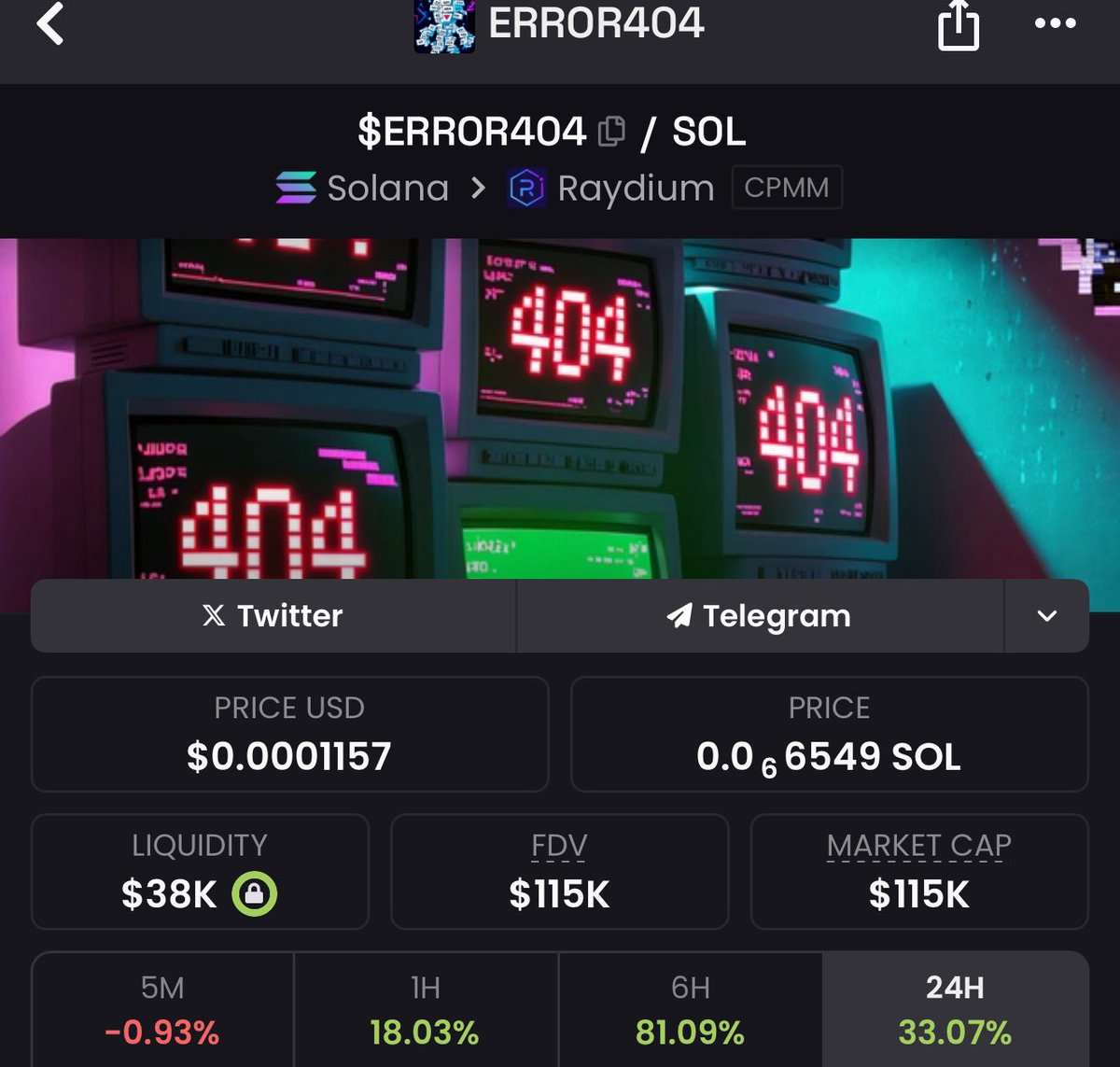 DoxxedCrypto's tweet image. #Error404 is looking good