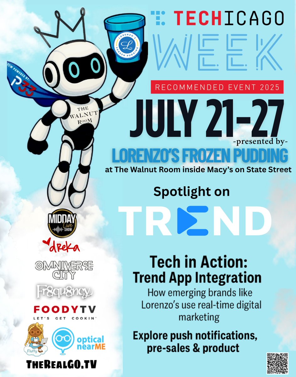 trenddotapp's tweet photo. Heading to 3 events to connect w/ Creators & Brands!  Colombia Fest @ Jordan Park, SLC, 7/19, 1-10pm—booth for TREND App.  Chicago Tech Week @ Macy’s, 7/21, 9am-4pm—panel & lunch.  Malibu Mixer, 8/30—panel, giveaways & TREND App growth tips! #Creators #Brands #TRENDApp @Dpacbags $TREND