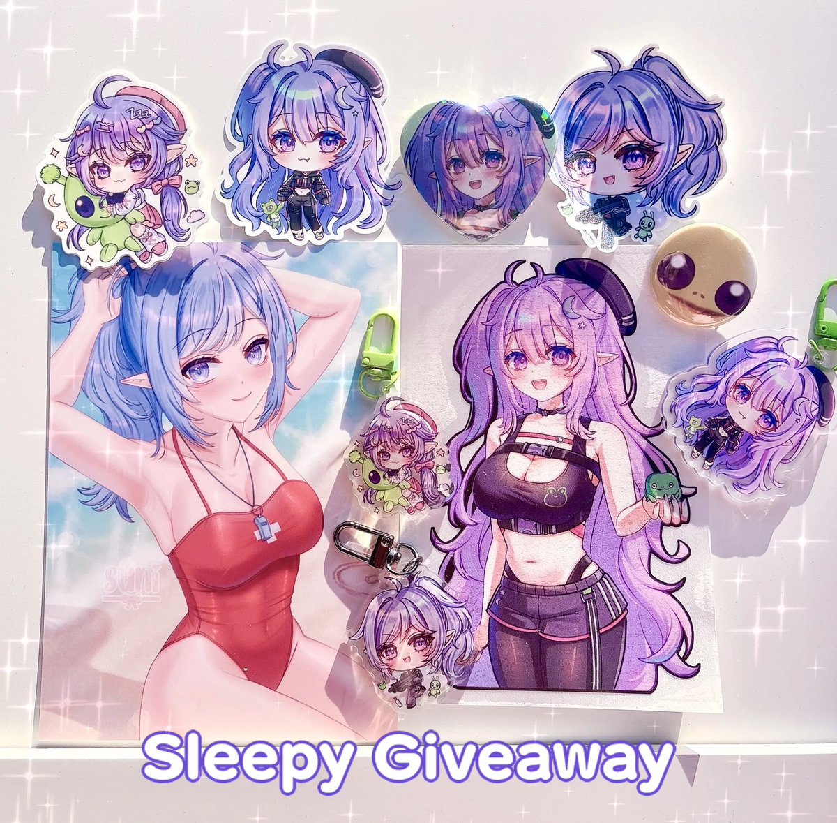 su_niii's tweet image. Doing a giveaway of all my Sleepy merch! There will be 2 winners.
Rules 💤
-Must follow @EepySleepyCh
-🔁 &♥️
-Anyone can enter!