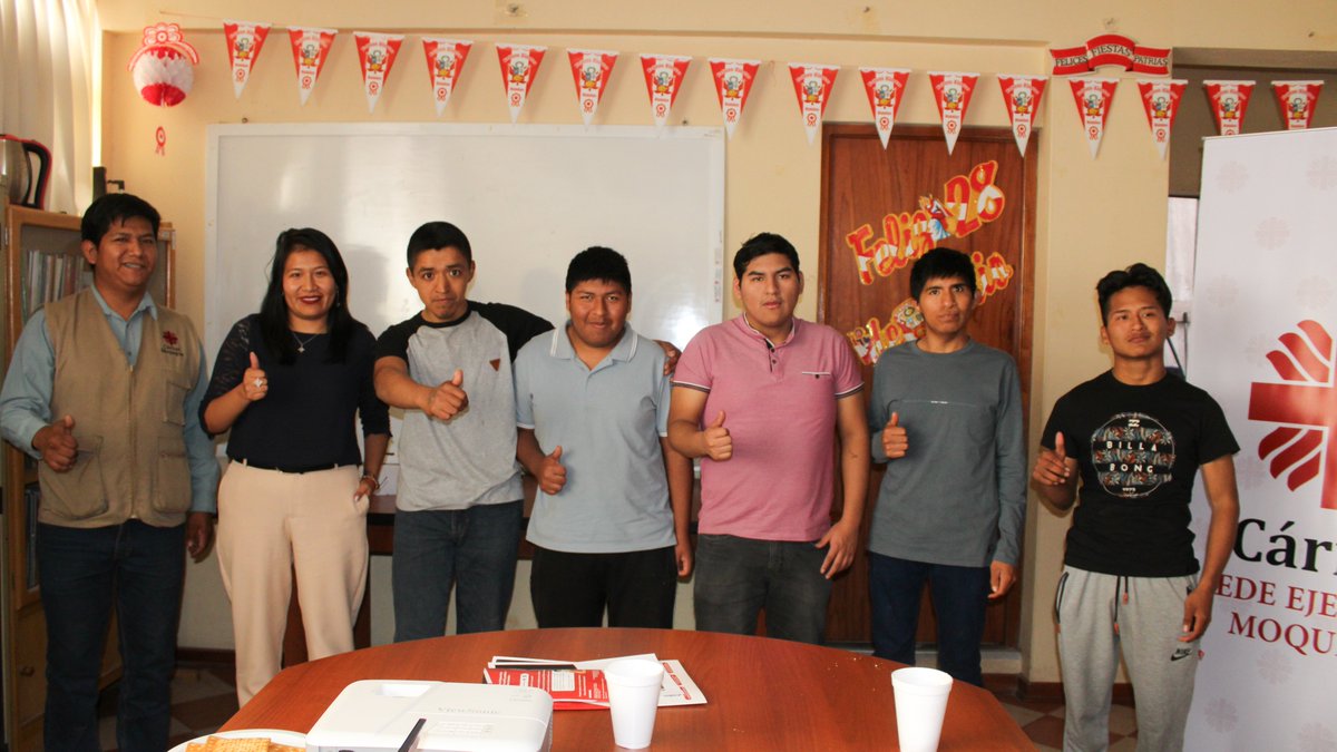 DRTPEMoquegua's tweet photo. Se brindó el Servicio de Asesoría en la Búsqueda del Empleo (ABE) a jóvenes con Discapacidad de la INSTITUCIÓN CÁRITAS – San Francisco.

https://t.co/yfIrmOlIvX https://t.co/RKhkP3XDqH