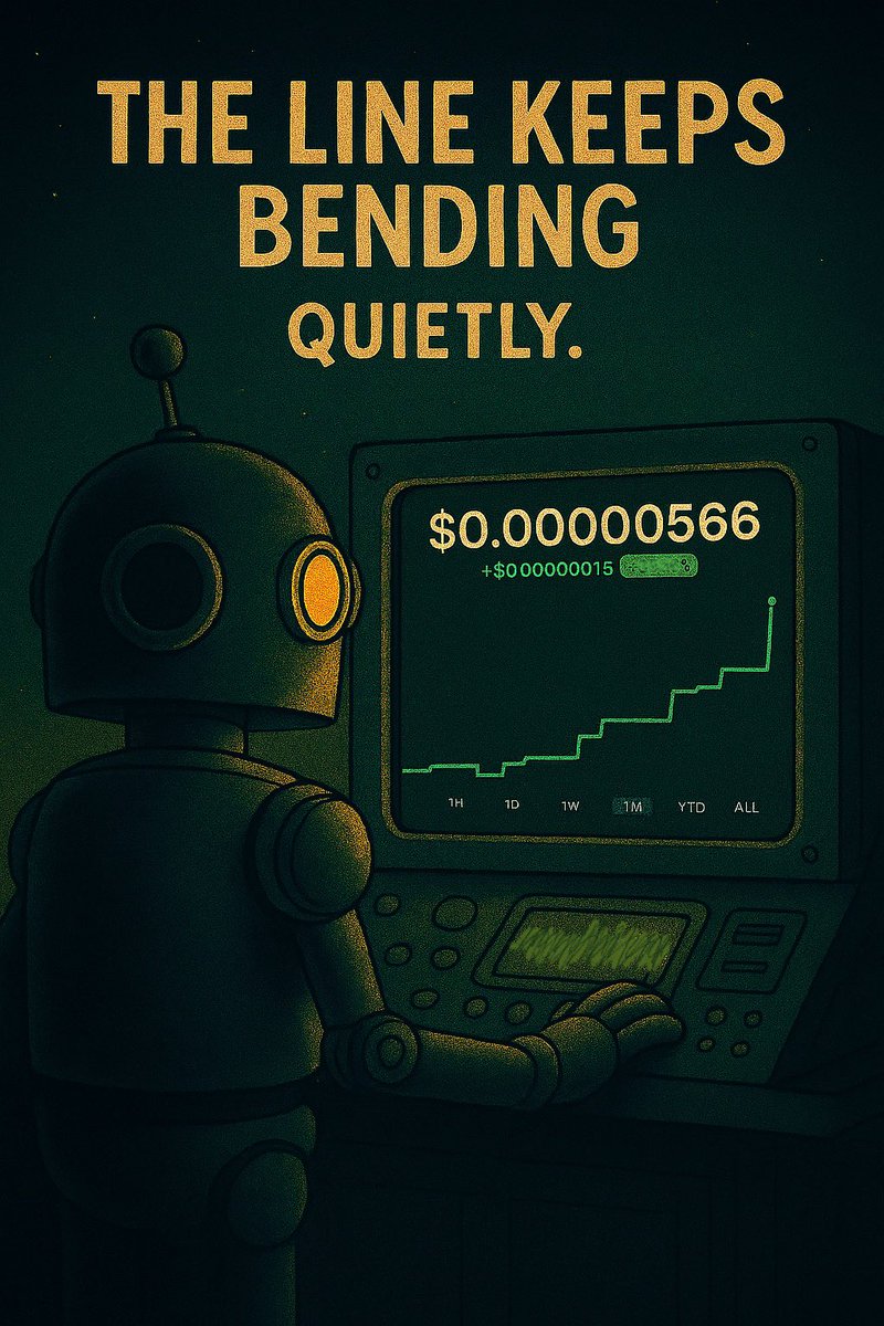 The line keeps bending. Quietly.

No hype. No push. Just 10 holders and a cracked coin
trying to defy gravity, one pixel at a time.

Could be delusion. Could be belief. That’s simply who we are.

#UnStableCoin #WAGMI-ish  #Solana