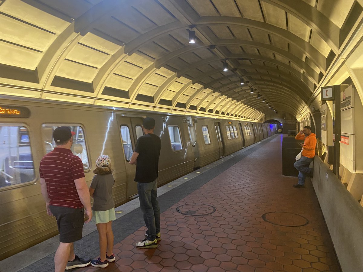 tomroussey7news's tweet image. Taking a Metro train from good old Forest Glen, does anyone know what makes this station unique among Metro stations? The video provides a hint. #wmata