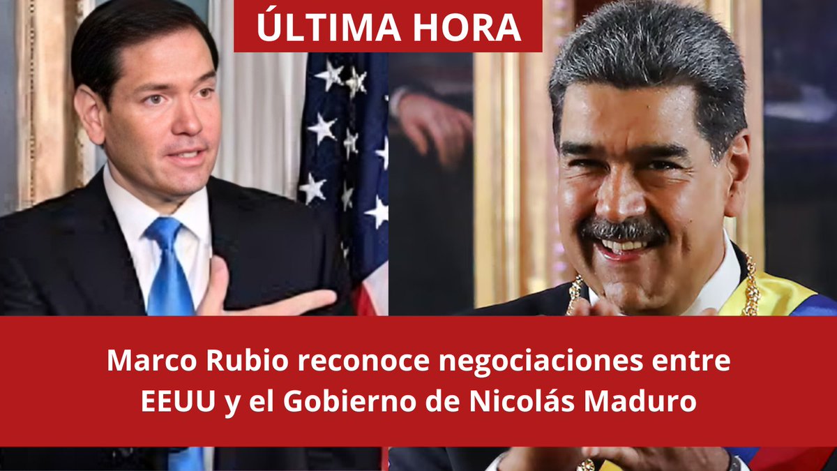 🇻🇪🇺🇸 | ¡A LLORAR, BORREGOS!

El Secretario de Estado, Marco Rubio, reconoció que EEUU está en negociaciones con Venezuela.

7 Niños venezolanos secuestrados en EEUU
+
Los venezolanos secuestrados en El Salvador

Por:

10 Estadounidenses detenidos en Venezuela.

¿Seguirá la ronda