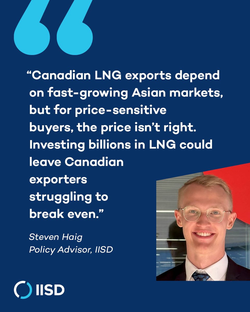 IISD_Energy's tweet image. New #LNG facilities will take years to come online &amp;amp; are likely to overrun their budgets.
➡️LNG Canada Phase 1 took 6yrs to complete &amp;amp; ran 29% over budget.
 
Profitability depends on long-term 🌎 demand + high prices—yet 🆕 research warns this is unlikely.
iisd.org/articles/deep-…