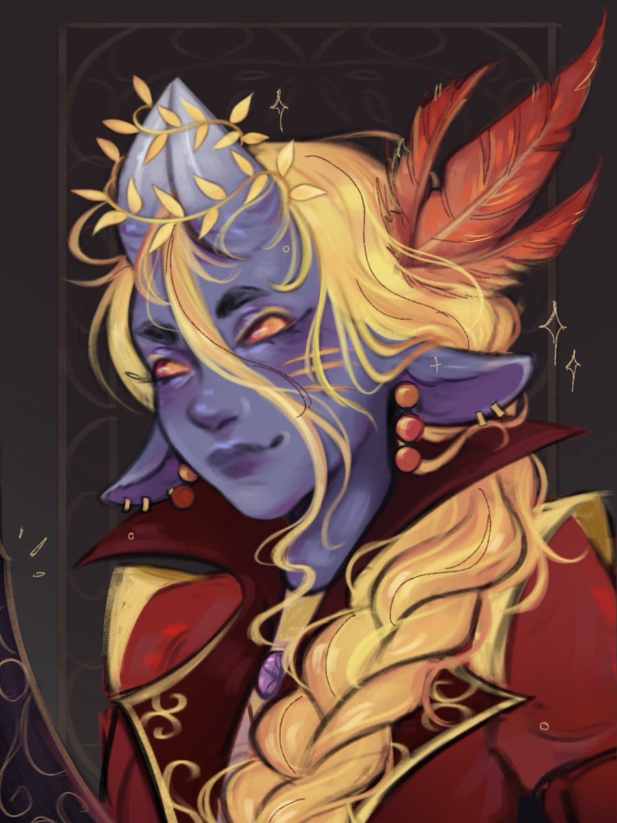 jupitermoff's tweet image. #artfight attack for @ garadraws 🥀
#artfight2025 #artfightteamfossils #dndart #dnd #dnd5e