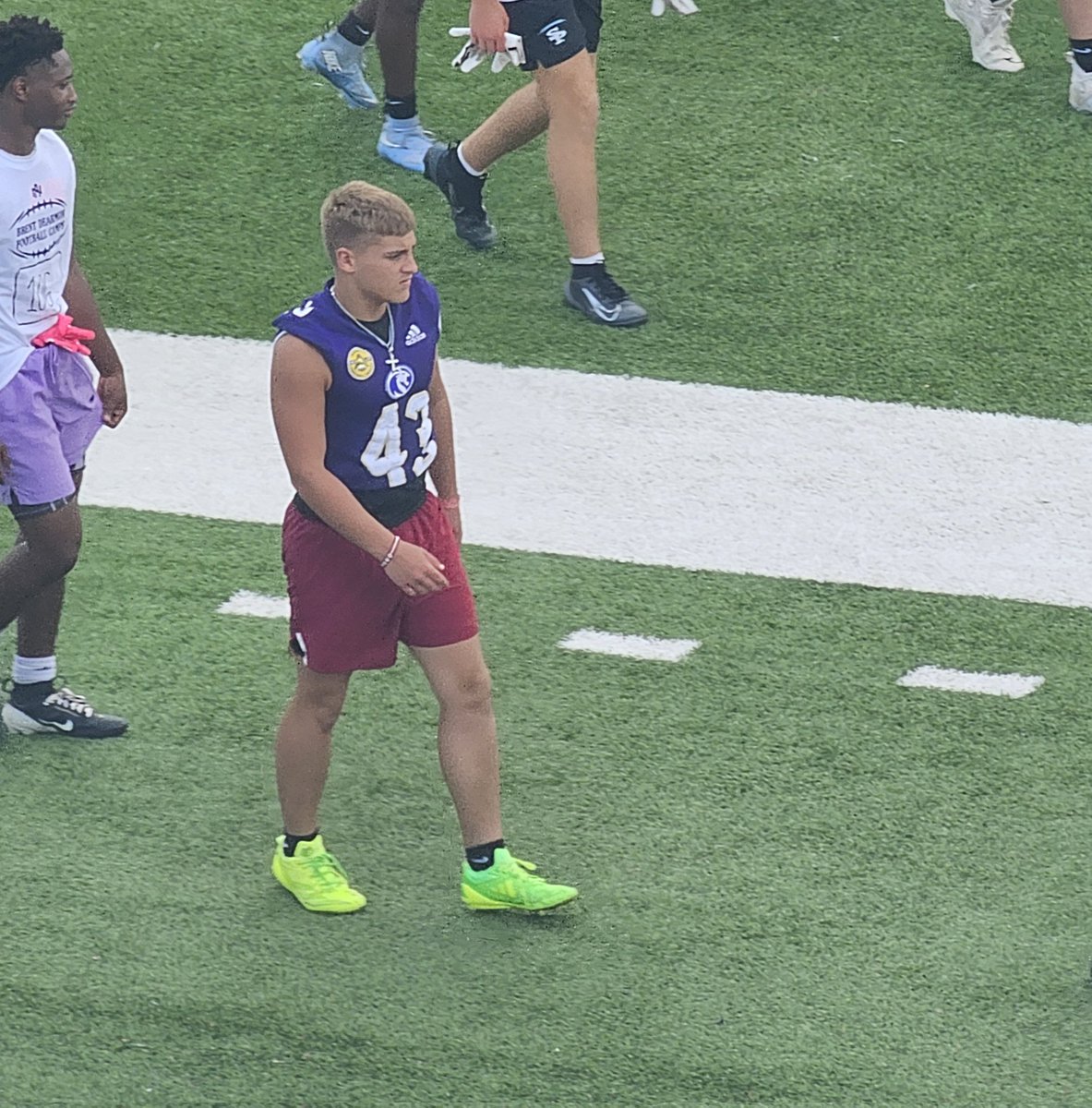 Carson_Rock_5's tweet image. Good day at @UNAFootball camp! Good work and great experience! Can't wait to be back out here with @CoachCaraboa
@RecruitWestMo
@DrewNPhillips
@SpeedyDobbs14
@CGraham88
@HallTechSports1
@UnLockYourGame
@FNStandouts