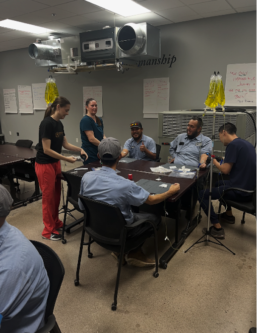 DayandNightHVAC's tweet photo. Phoenix heat? No sweat. 😅💧

Our techs stay hydrated with IV therapy so they can keep YOU cool &amp; comfy all summer long!

#StayCoolAZ #HydrationStation #TechLife https://t.co/BXwZfkdYTQ