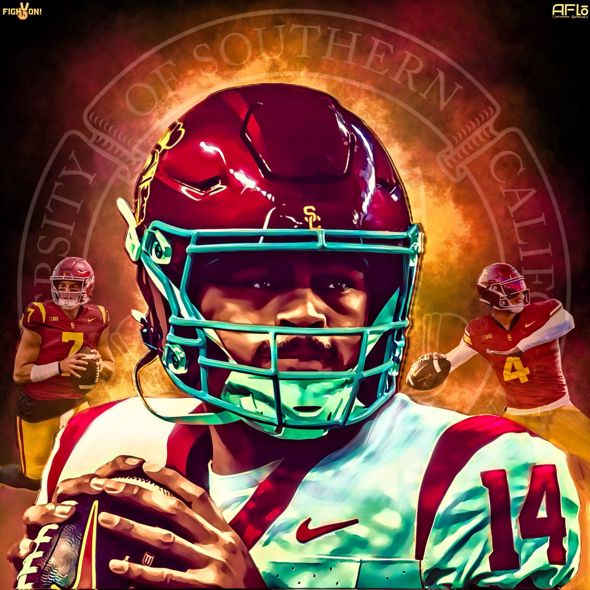CoachAFlo's tweet image. “25 USC QB’s
#14 jayden Maiava @jayden_maiava
# 4 Husan Longstreet @HusanLongstreet
# 7 Sam Huard @samhuard11
#USC #Football #Trojans #LosAngeles #quarterback #DAWGWORK #B1G #Art #mixedmedia #edit @On3USC @uscfb @CoachNua @usc_athletics @theperistyle @LincolnRiley…
